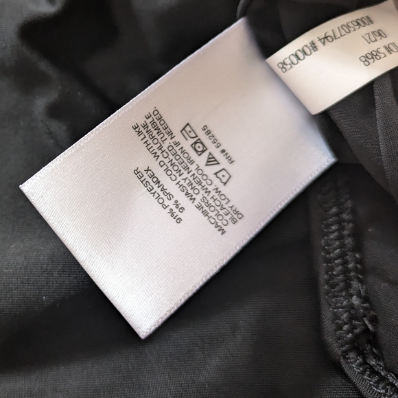 Express Body Contour High Compression High Neck Bodysuit Black Thong Bodysuit - Picture 8 of 8